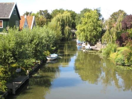 Polderkanaal achter de Overhaal van Broekerhaven